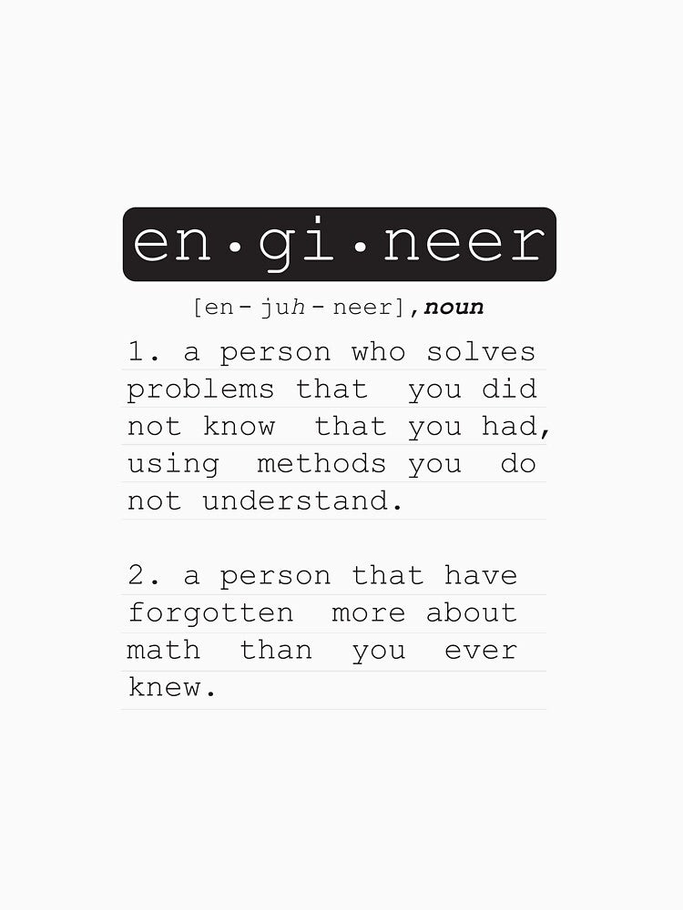 Funny Engineer a Person who solves Problems by eaglestyle T-Shirts, Hoodie, Sweatshirt | BlankRebels.com (Image 3)