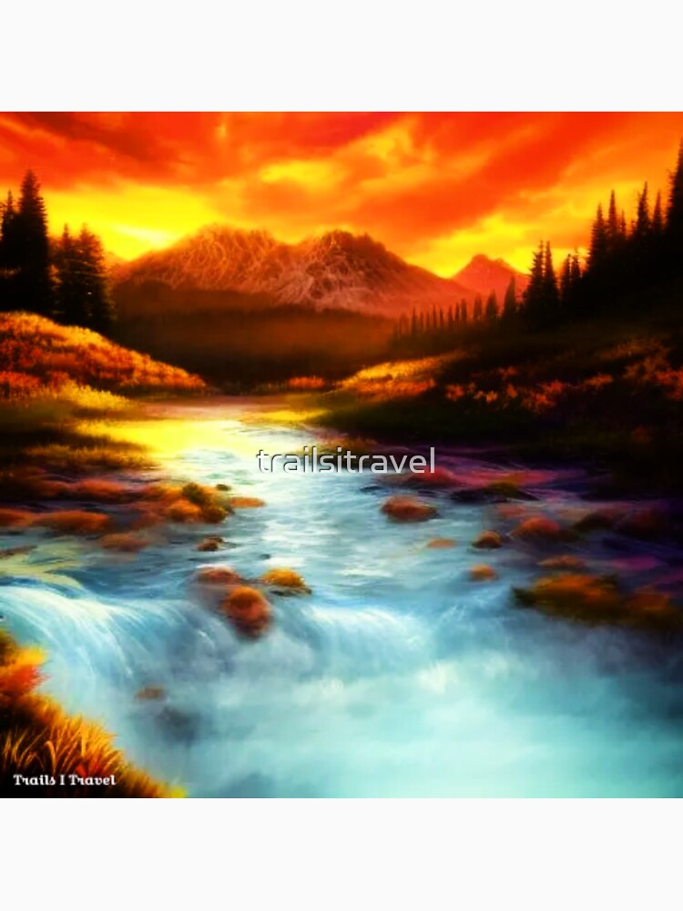 Mountain Stream by trailsitravel T-Shirts, Hoodie, Sweatshirt | BlankRebels.com (Image 3)