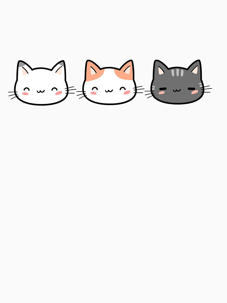 Cute Cat Pattern by Joyceful Creations T-Shirts, Hoodie, Sweatshirt | BlankRebels.com (Image 3)