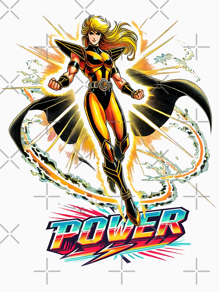 Super Hero Woman retro style. by JonelleTshirts T-Shirts, Hoodie, Sweatshirt | BlankRebels.com (Image 3)