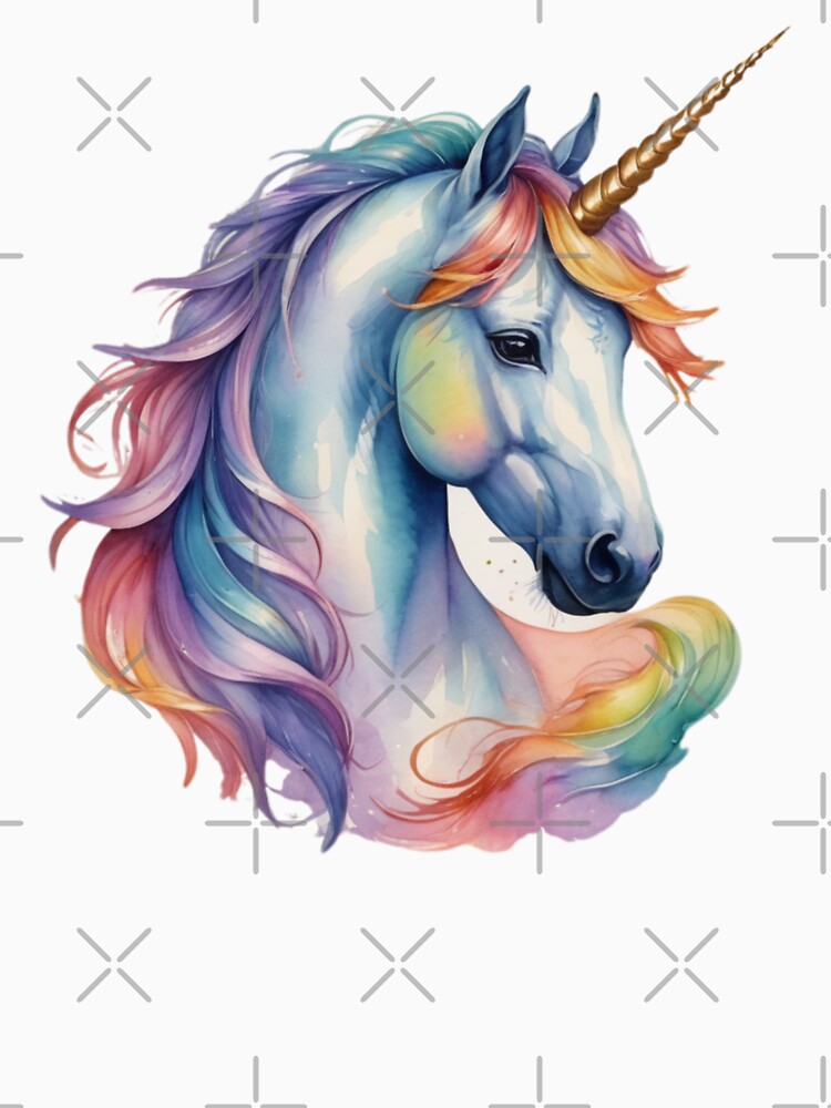 Magical Unicorn Clipart - Whimsical Fantasy-Inspired Design by Seasonwind T-Shirts, Hoodie, Sweatshirt (Image 3)
