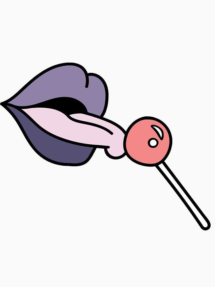 Lips and a Lollipop by artofmelimel T-Shirts, Hoodie, Sweatshirt | BlankRebels.com (Image 3)