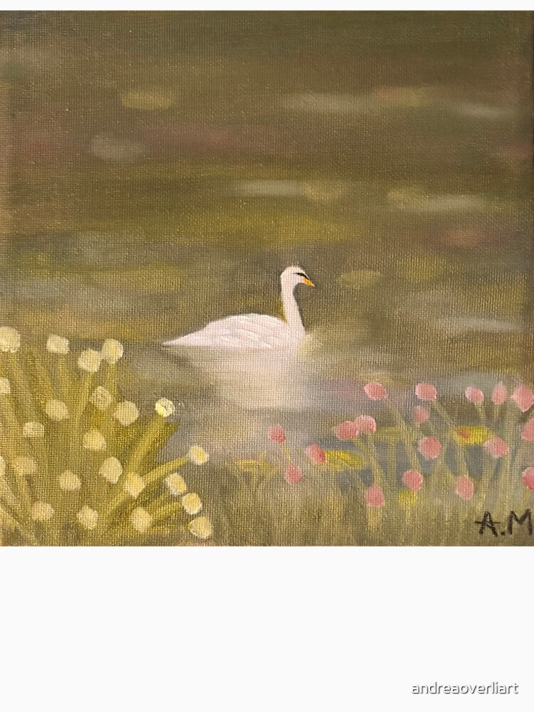 Swan in Reeds by andreaoverliart T-Shirts, Hoodie, Sweatshirt | BlankRebels.com (Image 2)