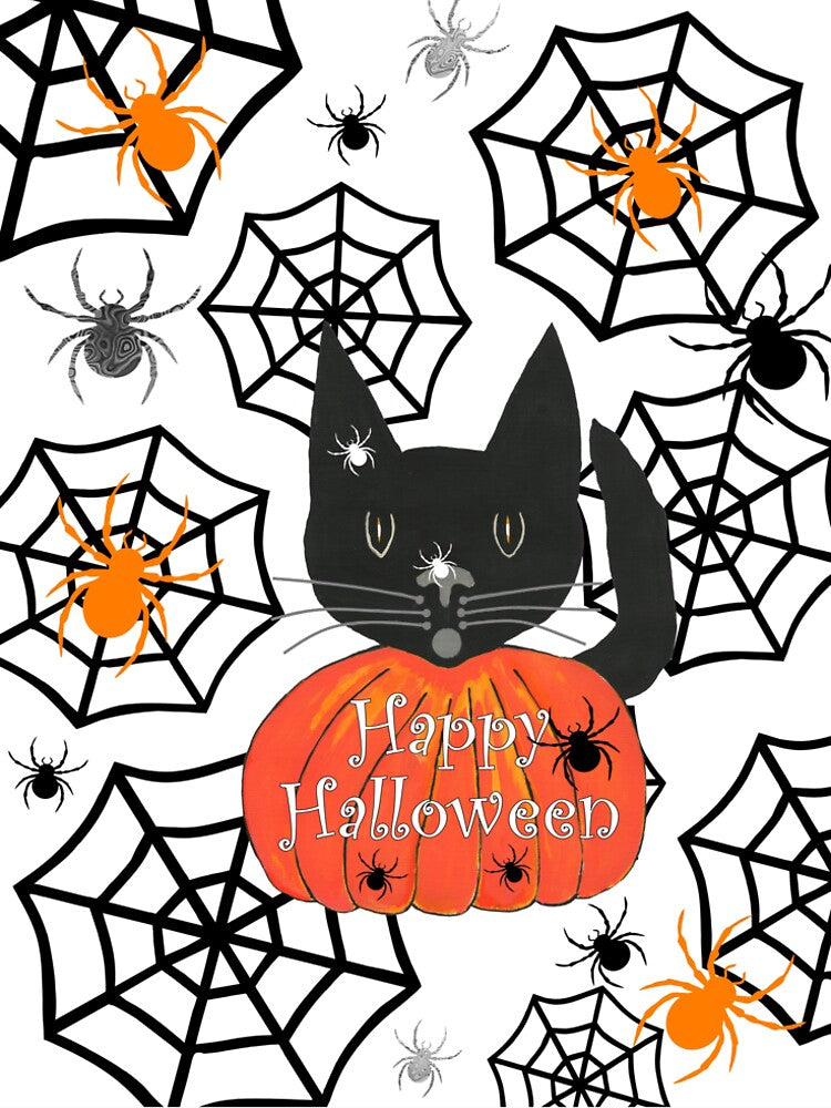 Halloween Black Cat by Sartoris Art T-Shirts, Hoodie, Sweatshirt | BlankRebels.com (Image 2)