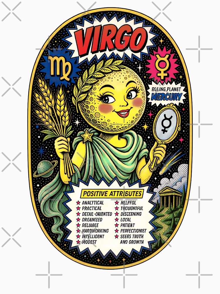 Pop Art of the Cosmos - Virgo by Cosmocharis