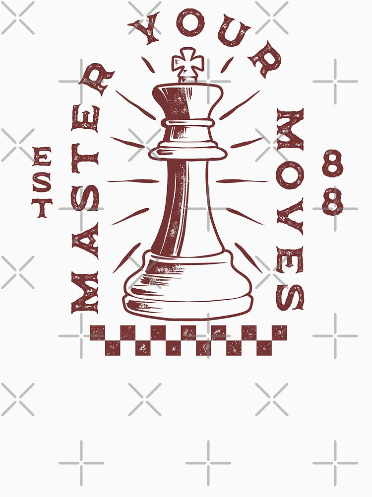 Chess King, Master Your Moves by FlashCraft Design T-Shirts, Hoodie, Sweatshirt | BlankRebels.com (Image 3)