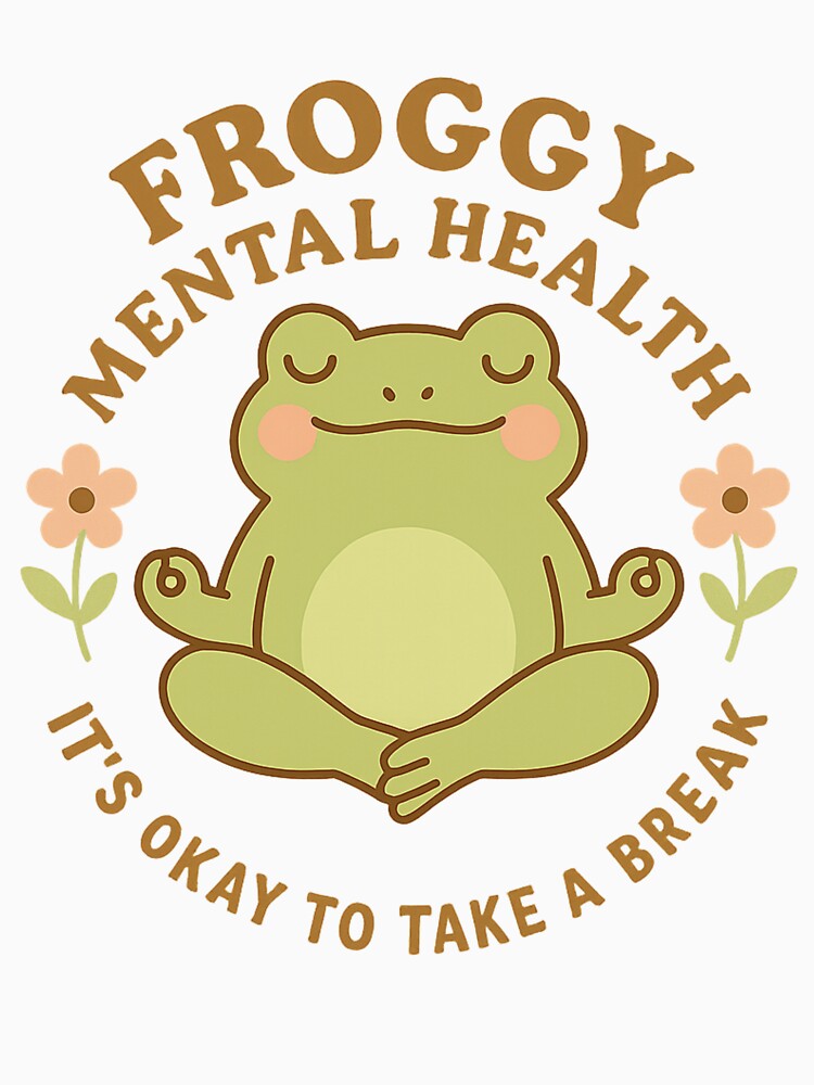 Froggy Mental Health Club by Whimsy Critter Club T-Shirts, Hoodie, Sweatshirt | BlankRebels.com (Image 3)