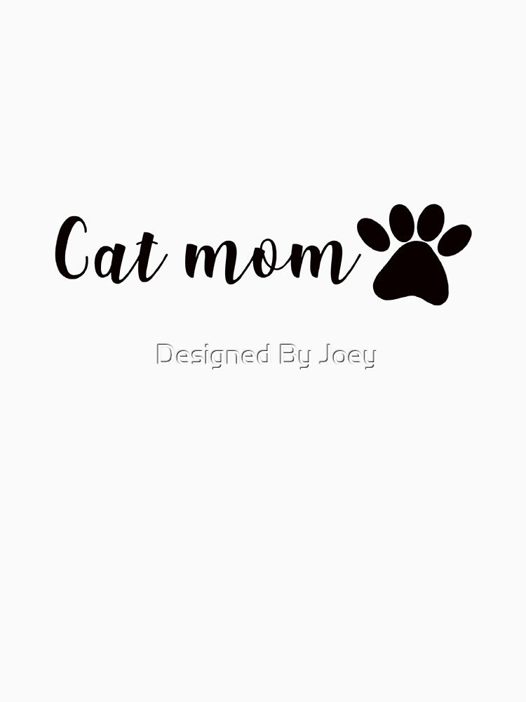 Cat mom, modern, cute, animal lover, modern, aesthetic, trendy, by Designed By Joey T-Shirts, Hoodie, Sweatshirt (Image 3)