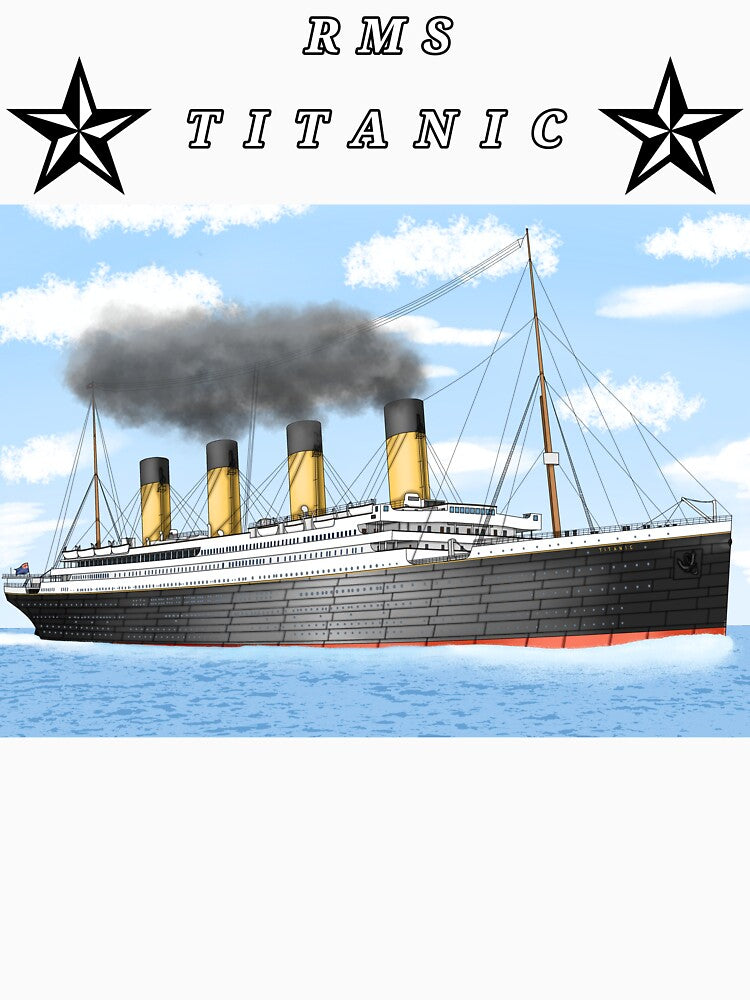 The RMS Titanic by Shipspotter Stahl T-Shirts, Hoodie, Sweatshirt | BlankRebels.com (Image 3)