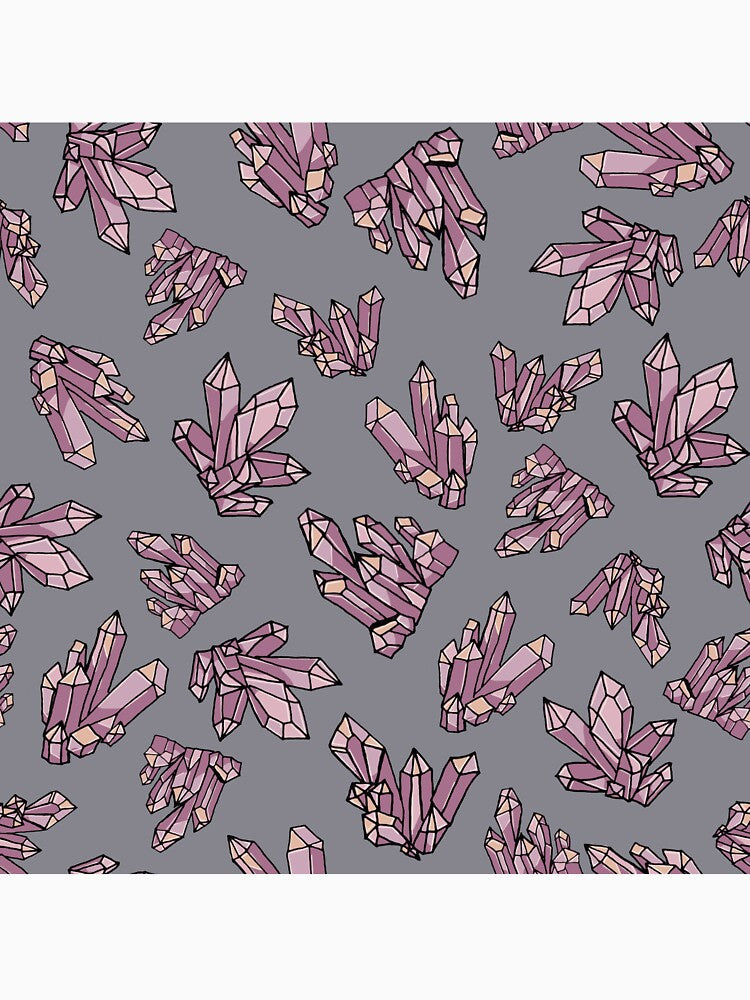 Purple Amethyst  Pattern by DeLislesRT T-Shirts, Hoodie, Sweatshirt | BlankRebels.com (Image 3)