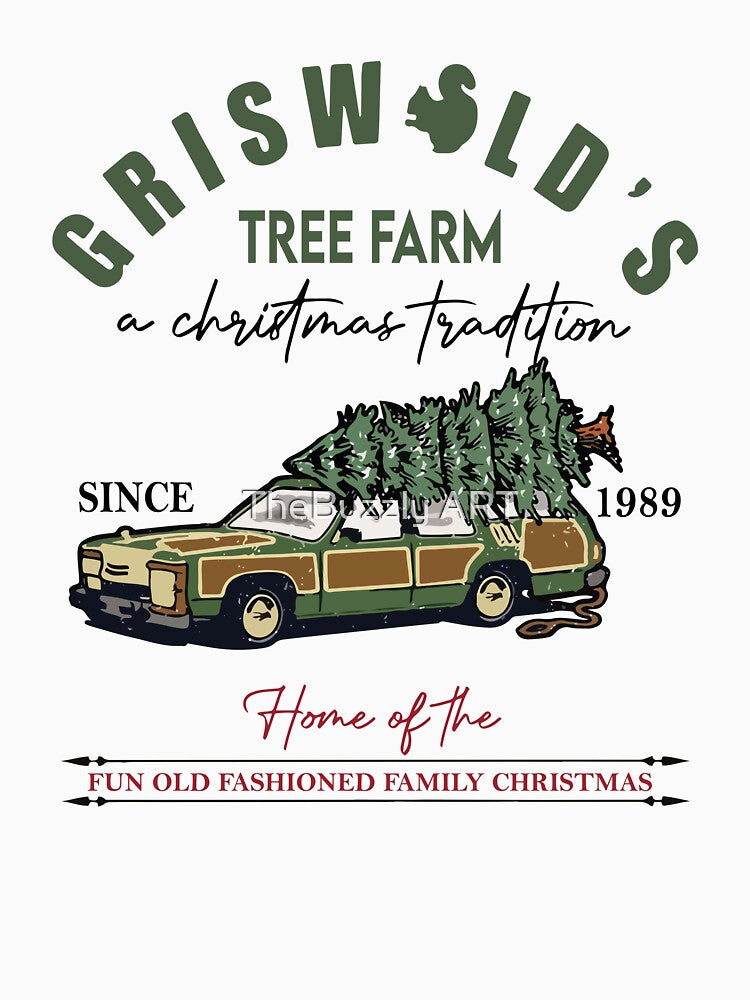 Griswold's Tree Farm Since 1989, Vintage Christmas Family by TheBuzzly ART T-Shirts, Hoodie, Sweatshirt (Image 3)