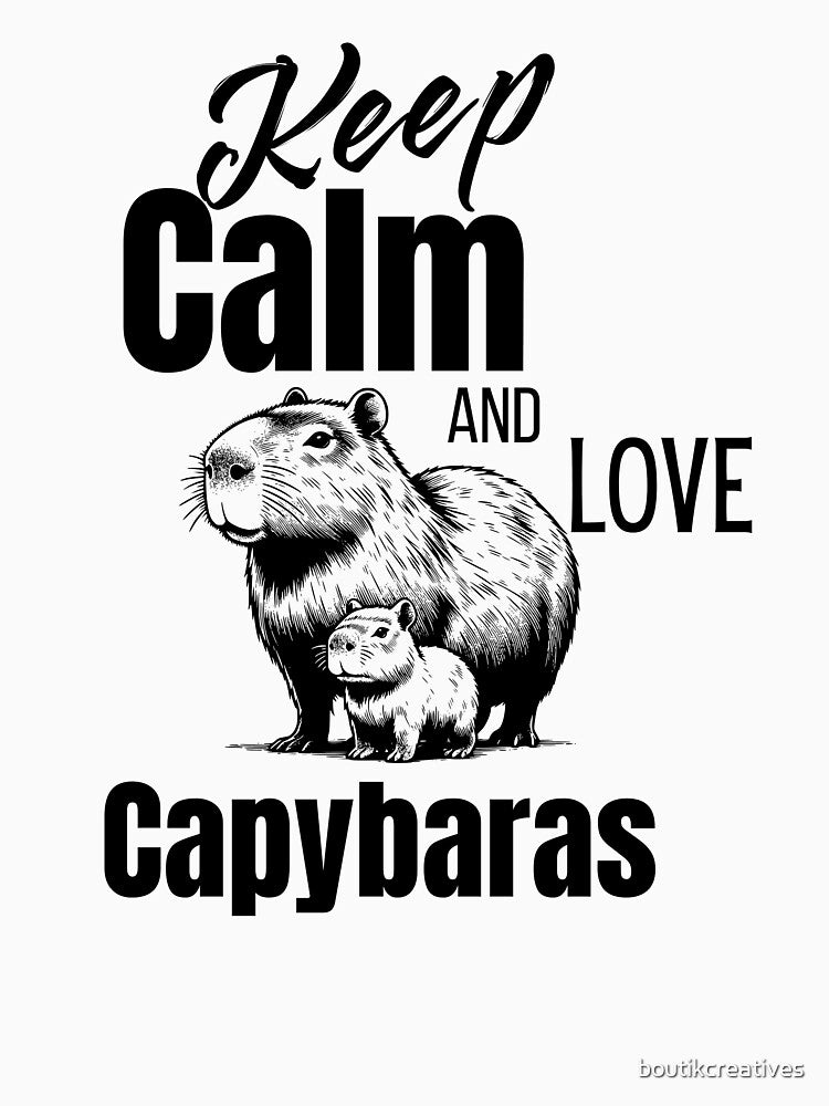 Cool Capybara – The Most Relaxed Animal in the World by boutikmainscreatives T-Shirts, Hoodie, Sweatshirt (Image 3)