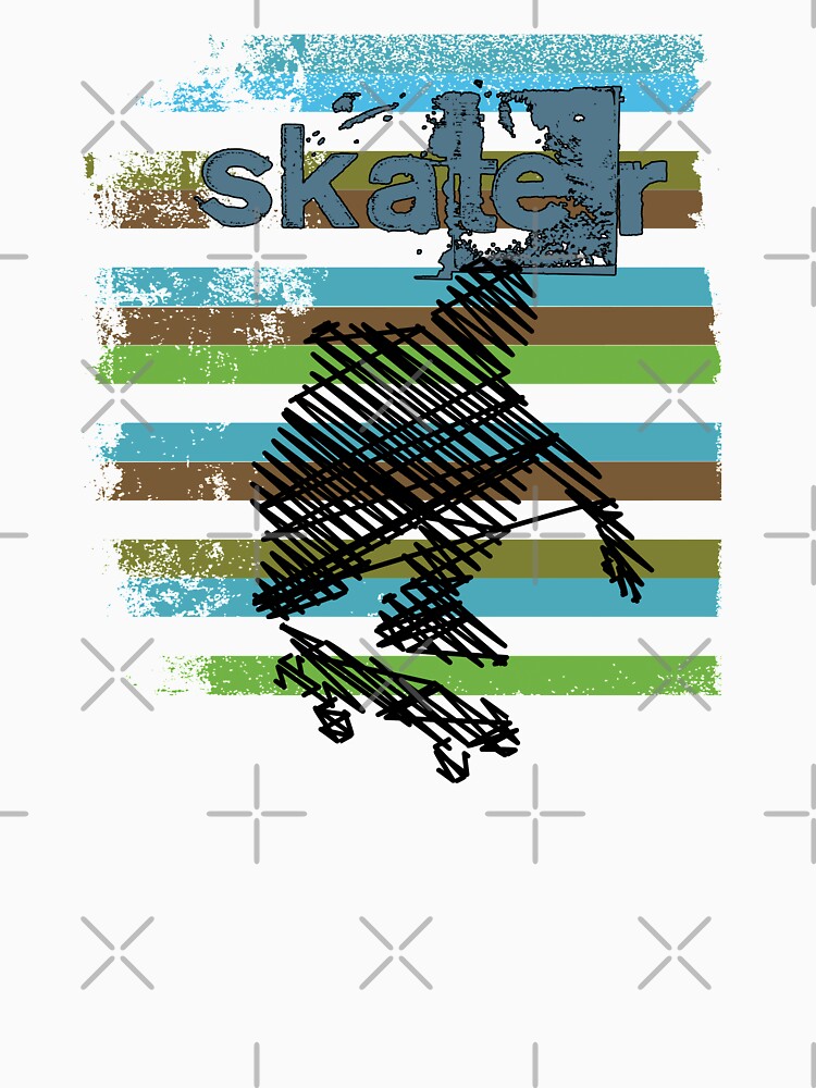 Skating Distressed Skateboard Grunge Skater Gift by MintedFresh T-Shirts, Hoodie, Sweatshirt | BlankRebels.com (Image 3)