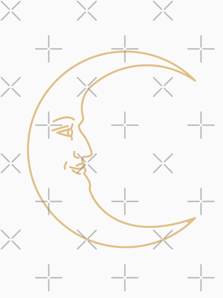 Moon face art by WeGotThat T-Shirts, Hoodie, Sweatshirt | BlankRebels.com (Image 3)