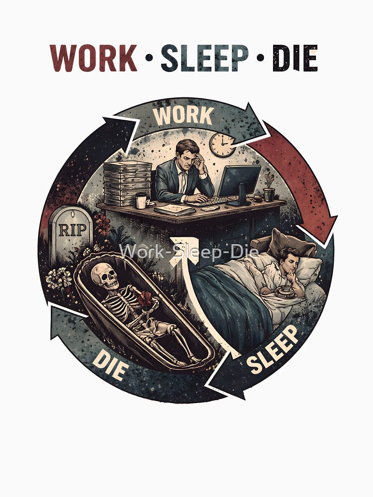 Work. Sleep. Die. by Work-Sleep-Die T-Shirts, Hoodie, Sweatshirt | BlankRebels.com (Image 3)