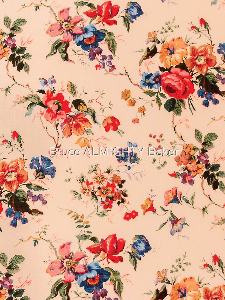 VINTAGE FLORAL1 Pop Art by Bruce ALMIGHTY Baker T-Shirts, Hoodie, Sweatshirt | BlankRebels.com (Image 3)