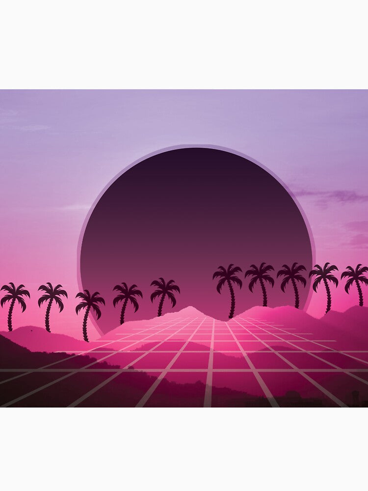 Vaporwave Sunset by bohoDecor T-Shirts, Hoodie, Sweatshirt | BlankRebels.com (Image 3)