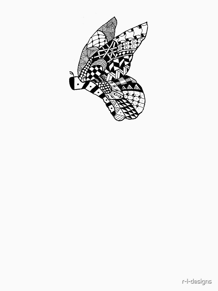 Butterfly Ink Art by r-l-designs T-Shirts, Hoodie, Sweatshirt | BlankRebels.com (Image 2)