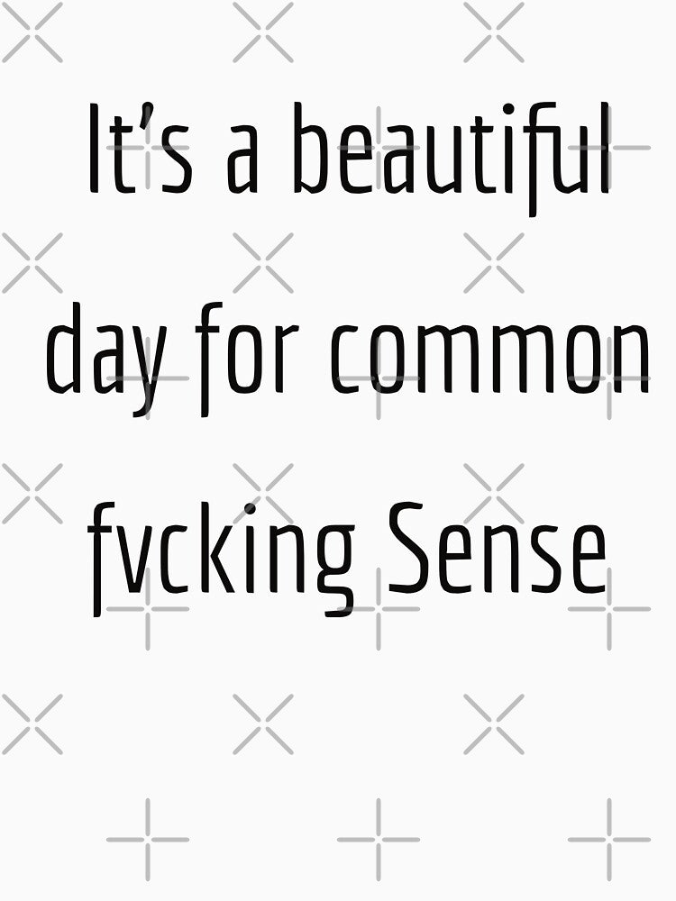 It is a beautiful day for common fvcking Sense by Creations by lyne T-Shirts, Hoodie, Sweatshirt | BlankRebels.com (Image 3)
