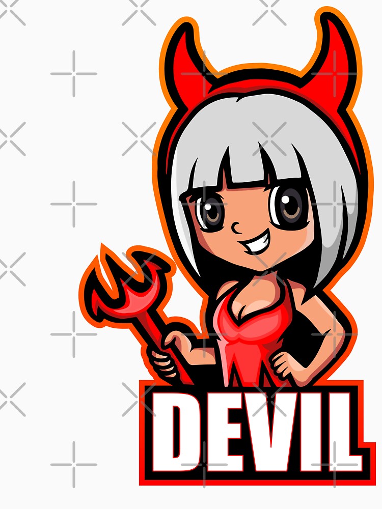 Devil Gamer Gir by Emil1993 T-Shirts, Hoodie, Sweatshirt | BlankRebels.com (Image 3)