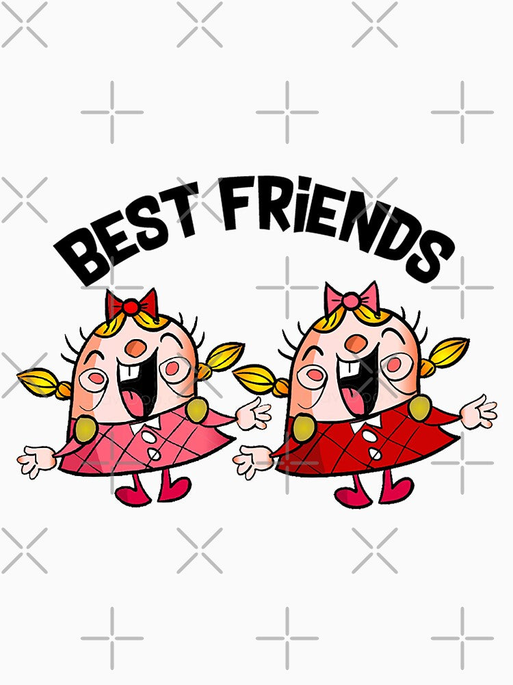 Cute Girl Best Friends Gift - Tiffi Best Friends - Candy Best Friends - Cute Best Friends Shirt - t -shirt (Image 3)