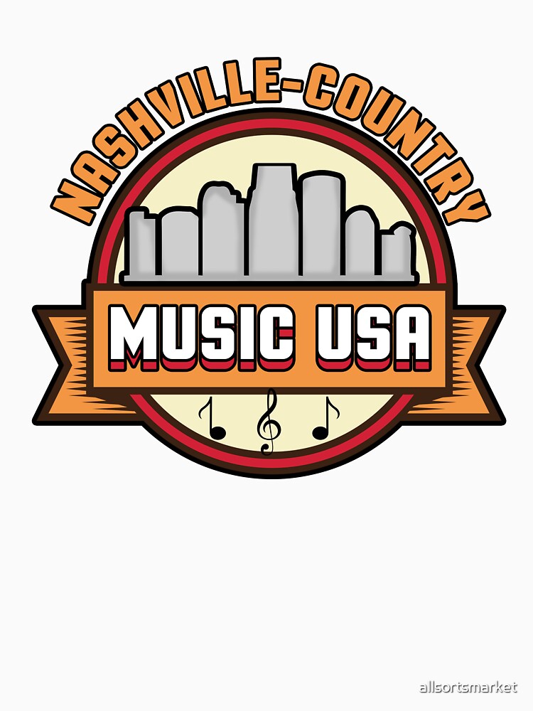 Nashville Country Music USA Country Music Lover Gift by allsortsmarket T-Shirts, Hoodie, Sweatshirt (Image 3)