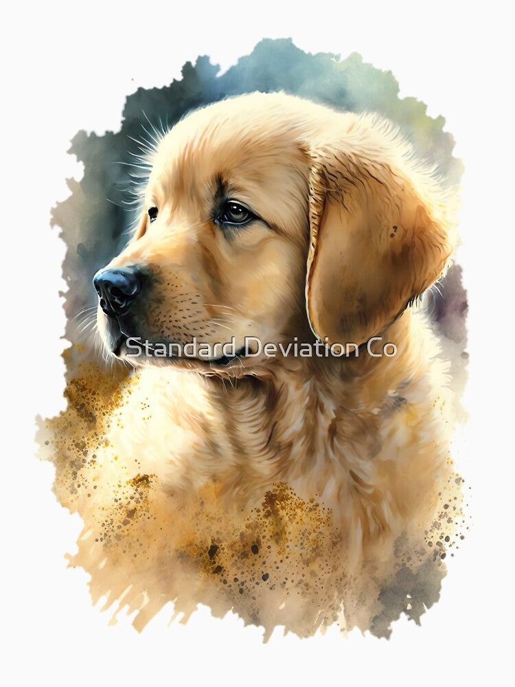 Watercolor Retriever by Standard Deviation Co T-Shirts, Hoodie, Sweatshirt | BlankRebels.com (Image 3)