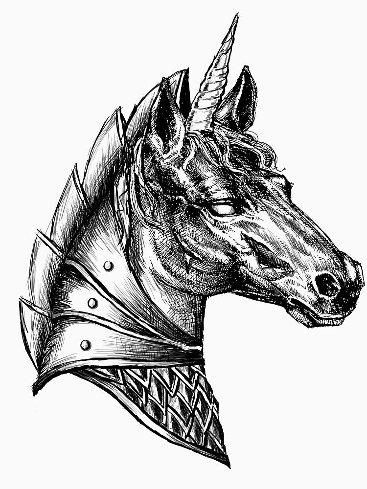 Gothic Unicorn Steampunk Design by GraphicRhythm T-Shirts, Hoodie, Sweatshirt | BlankRebels.com (Image 3)