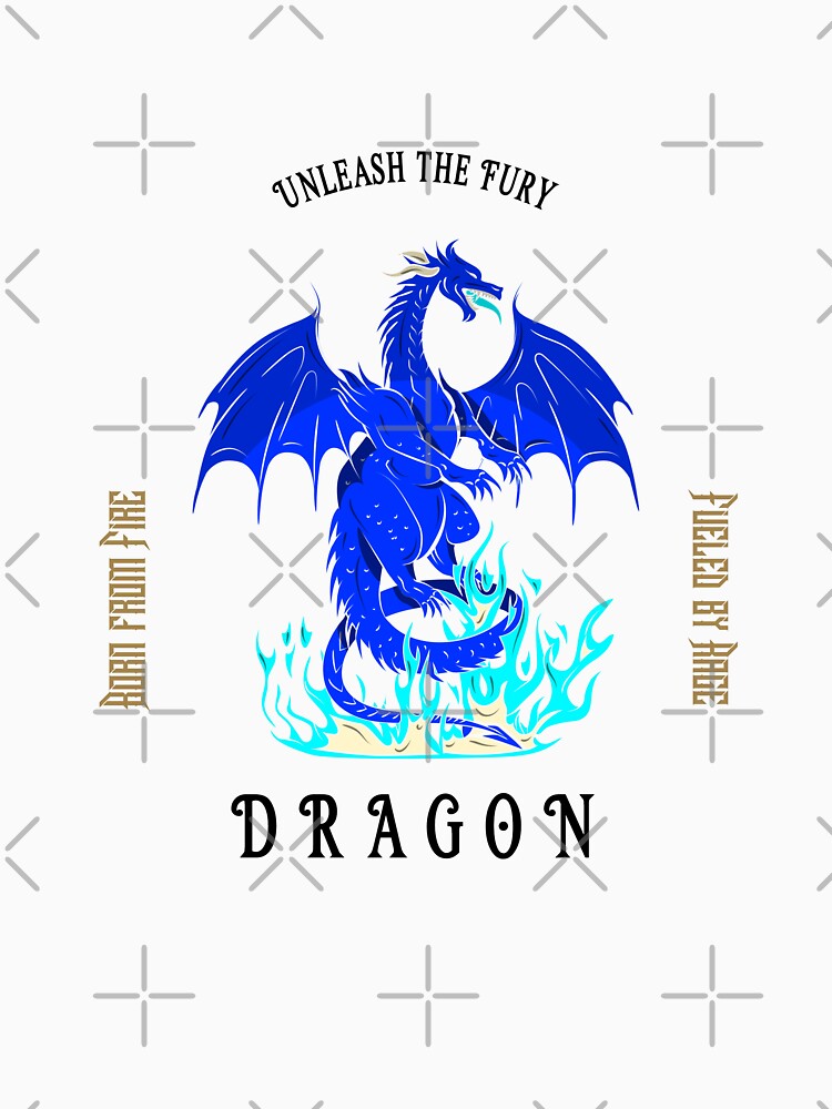 Angry Dragon by NKCREATOR-01 T-Shirts, Hoodie, Sweatshirt | BlankRebels.com (Image 3)