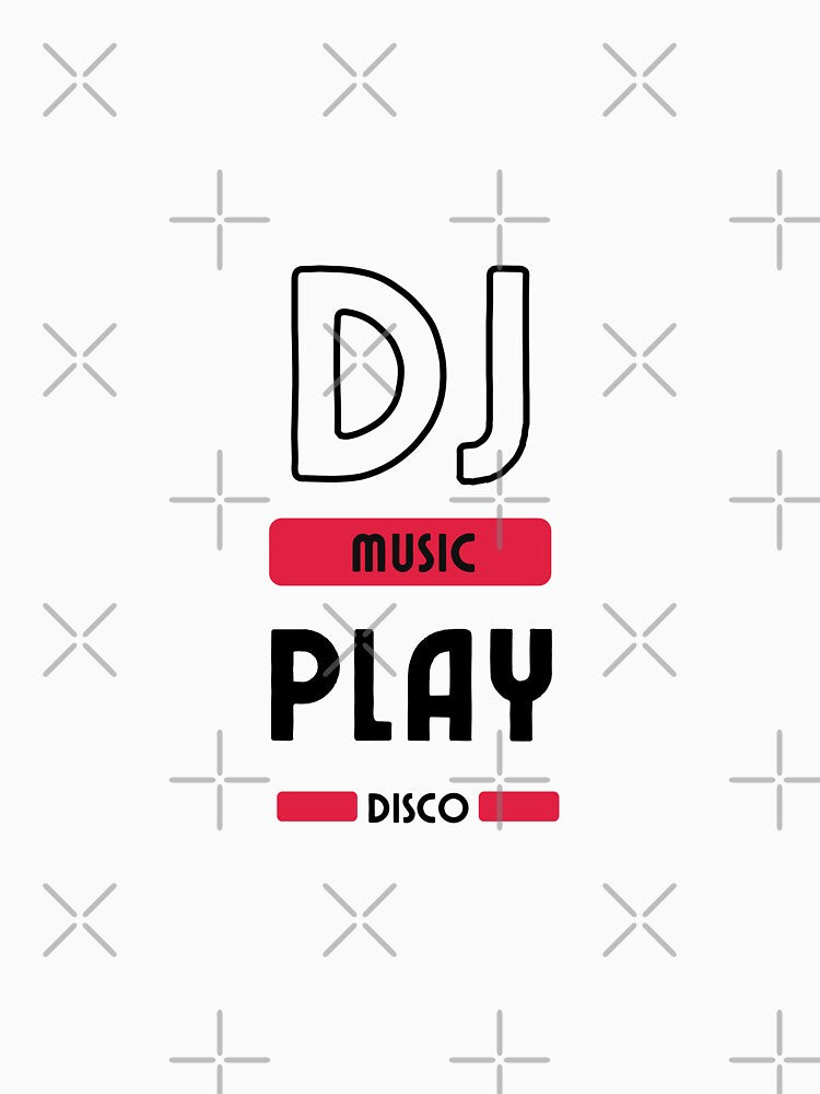 DJ MUSIC PLAY by infinitearte T-Shirts, Hoodie, Sweatshirt | BlankRebels.com (Image 3)