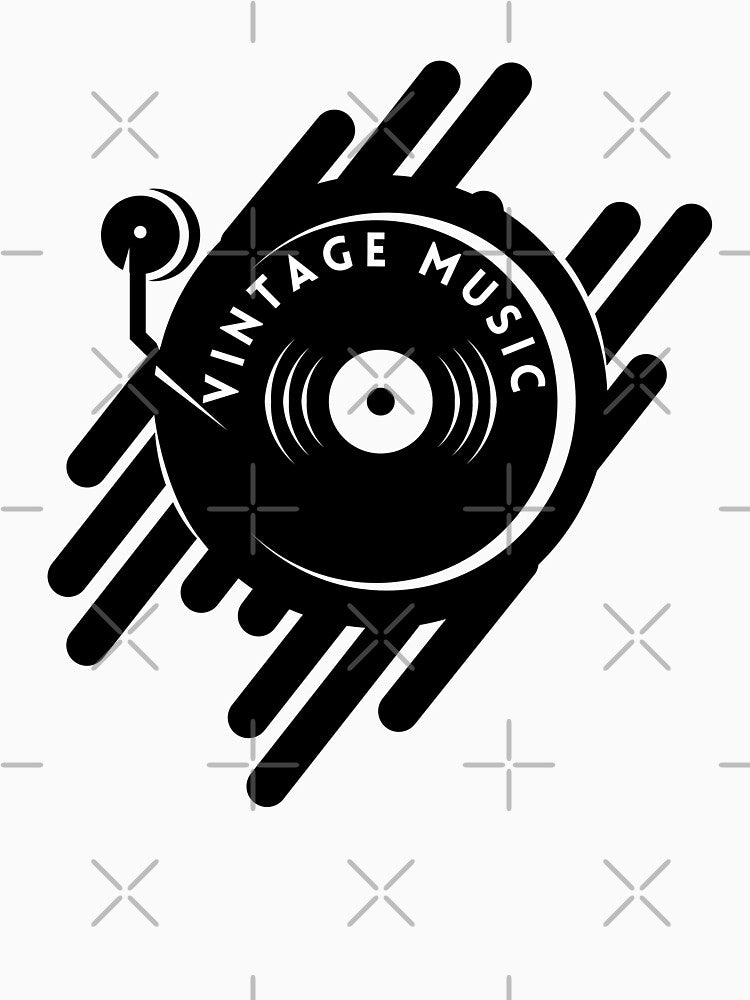 VINTAGE TURNTABLE DJ LOGO by infinitearte T-Shirts, Hoodie, Sweatshirt | BlankRebels.com (Image 3)