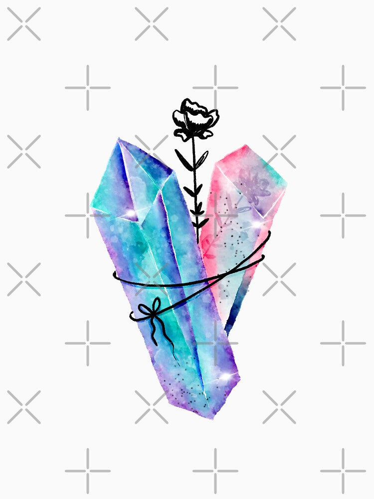 Blue Healing Mystical Crystals by Farissa Designs T-Shirts, Hoodie, Sweatshirt | BlankRebels.com (Image 3)