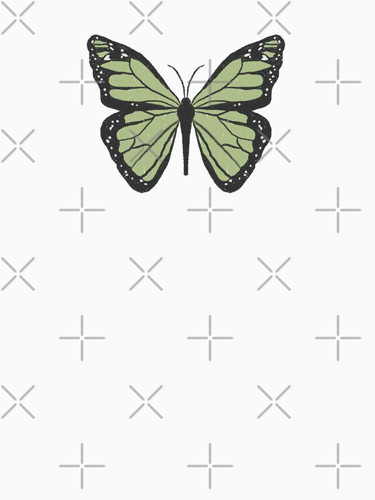 cute dainty sage green indie butterfly by anna-b- T-Shirts, Hoodie, Sweatshirt | BlankRebels.com (Image 3)