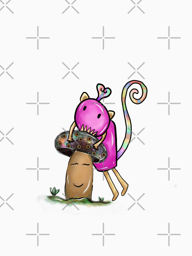 cartoonLittle Mongkut eats rainbow mushrooms. by 236Reel