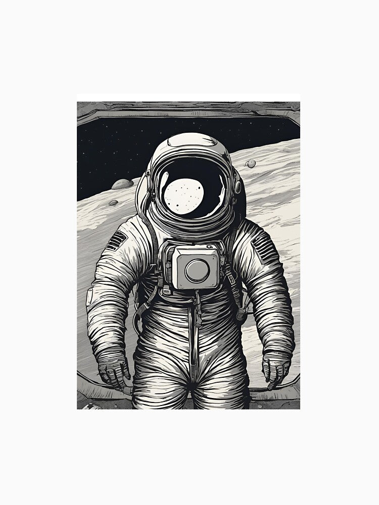 Lost in the Void: The Astronaut's Odyssey by michaelnels0n T-Shirts, Hoodie, Sweatshirt | BlankRebels.com (Image 3)