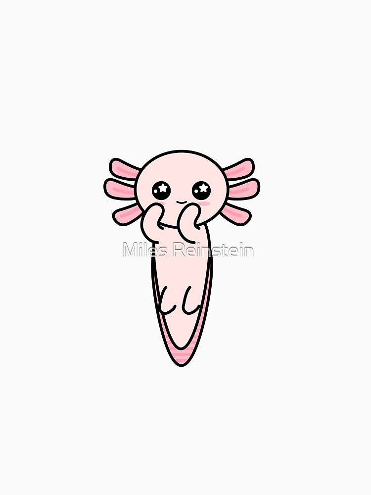 Starstruck Axolotl by Miles Reinstein T-Shirts, Hoodie, Sweatshirt | BlankRebels.com (Image 3)