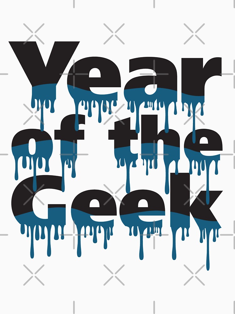 Year of the Geek (Black) by innergeekdesign T-Shirts, Hoodie, Sweatshirt | BlankRebels.com (Image 3)