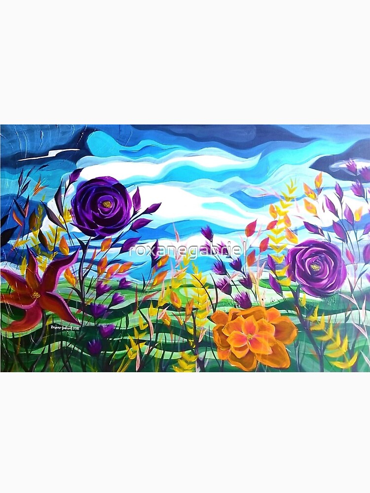Summer Spectacular, Wild Flowers, Abstract Flowers, Colorful Flowers, Floral Apparel, Floral Decor, Rainbow... (Image 3)