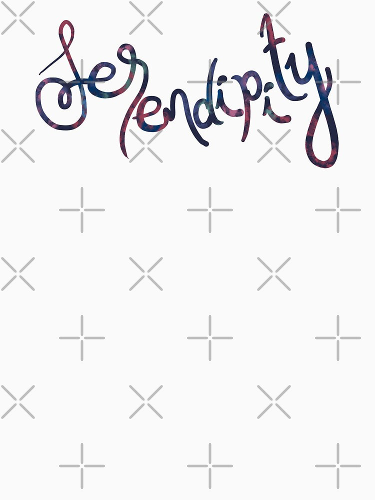 Serendipity Lettering Colorful Version by Khotekmei T-Shirts, Hoodie, Sweatshirt | BlankRebels.com (Image 3)