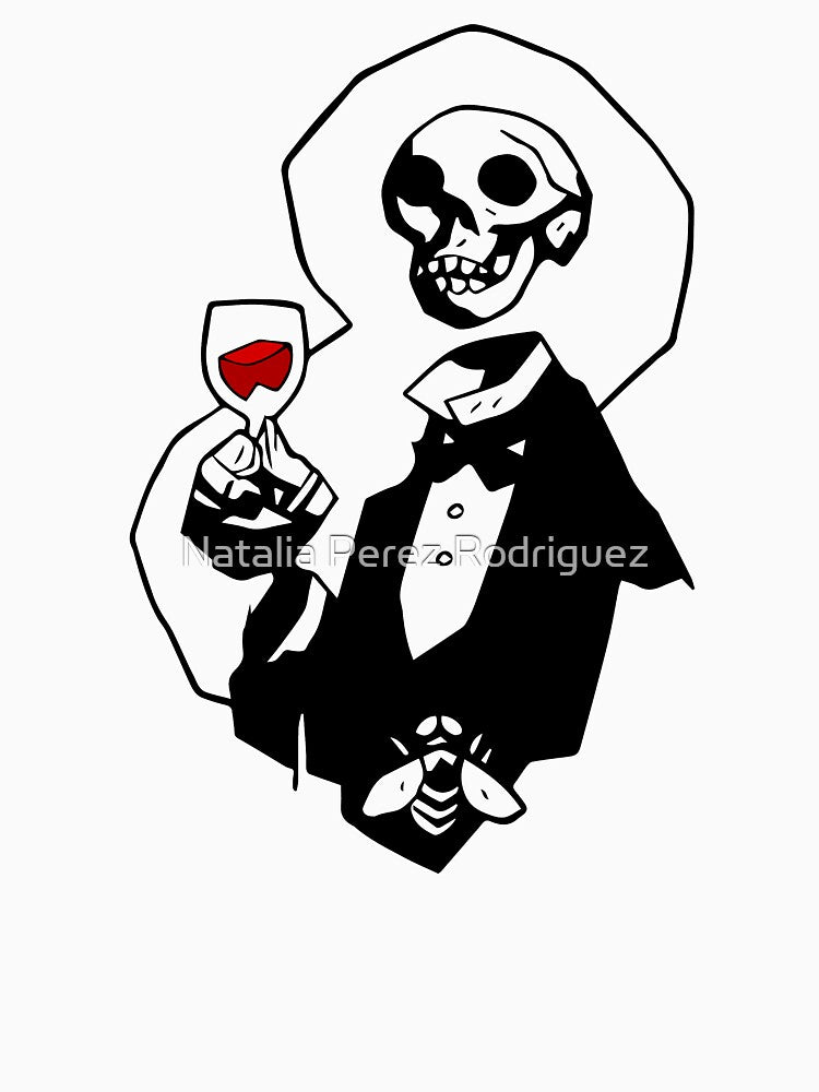 Skeleton Head by Natalia Perez Rodriguez T-Shirts, Hoodie, Sweatshirt | BlankRebels.com (Image 3)
