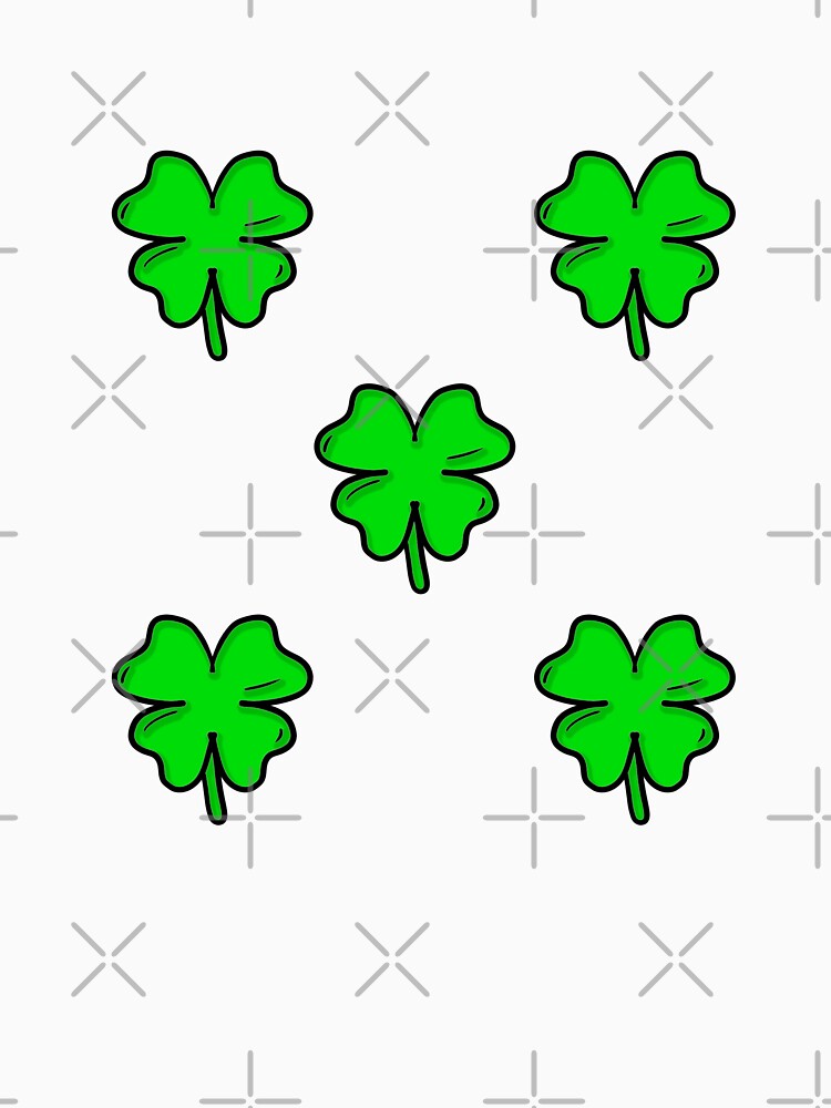 Pack of Vintage lucky clover leaf pack by MonkiFlipp T-Shirts, Hoodie, Sweatshirt | BlankRebels.com (Image 3)
