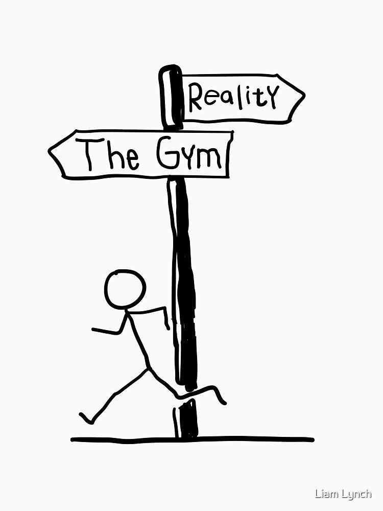 The Gym Reality by lynchhorizon T-Shirts, Hoodie, Sweatshirt | BlankRebels.com (Image 3)