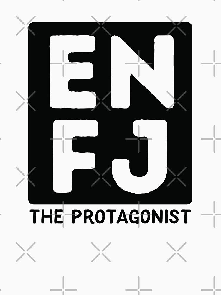 ENFJ - Black Print by teeworthy