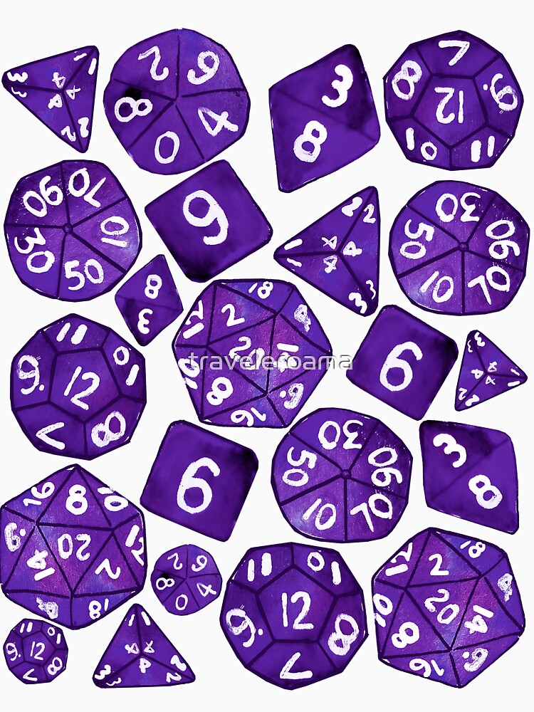 Purple Dice by traveleroama T-Shirts, Hoodie, Sweatshirt | BlankRebels.com (Image 2)