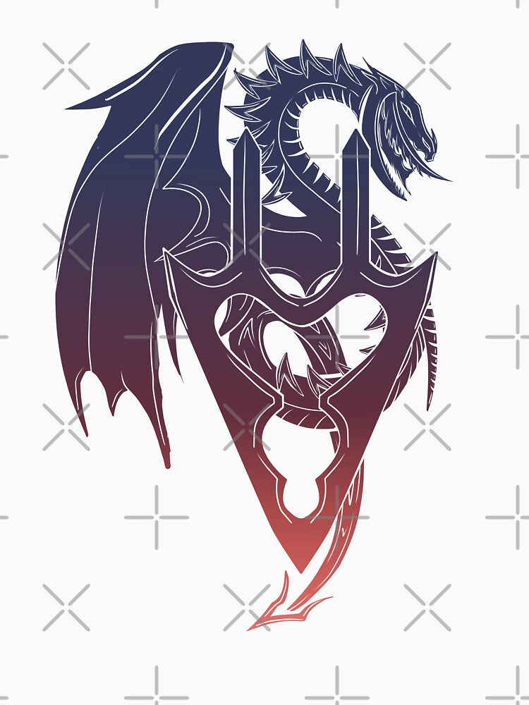 FFXIV Dragoon Job Symbol [FF Style] by Farryn-Arts T-Shirts, Hoodie, Sweatshirt | BlankRebels.com (Image 3)