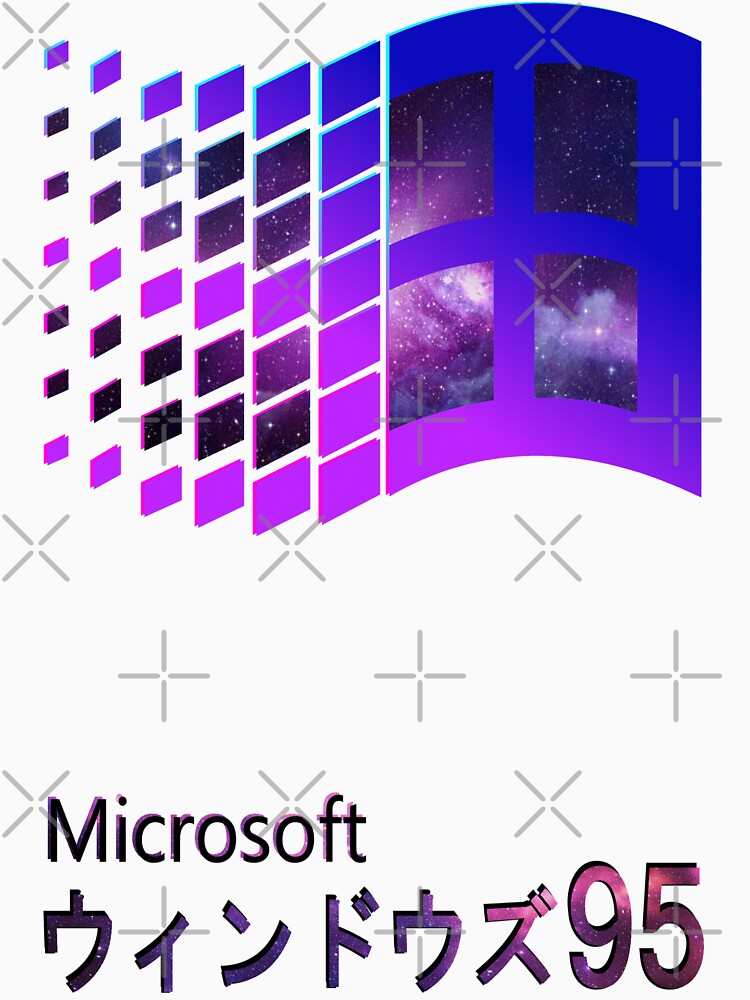 Windows95 Nebula aesthetic by Yoshiyuki1998 T-Shirts, Hoodie, Sweatshirt | BlankRebels.com (Image 3)