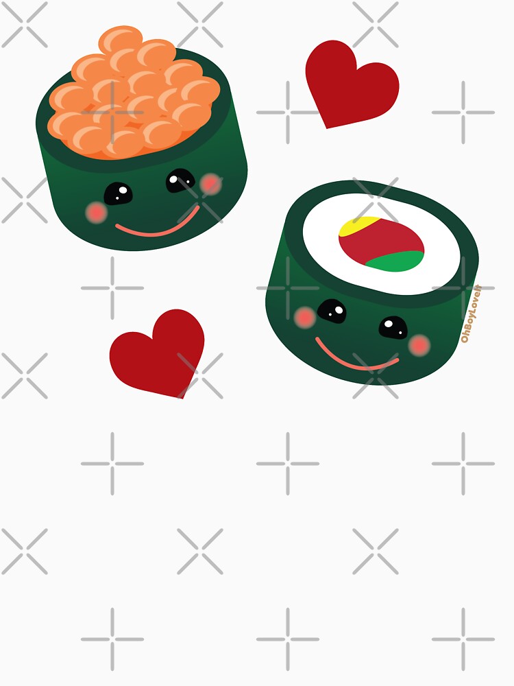 Kawaii Maki Design | Sushi by OhBoyLoveIt T-Shirts, Hoodie, Sweatshirt | BlankRebels.com (Image 3)