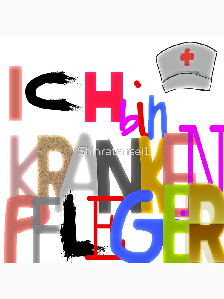 Ich bin krankenpfleger by Shinratensei1 T-Shirts, Hoodie, Sweatshirt | BlankRebels.com (Image 3)