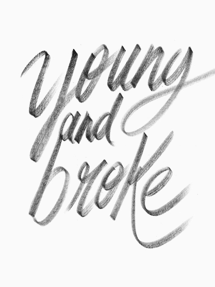 Young and Broke by koning T-Shirts, Hoodie, Sweatshirt | BlankRebels.com (Image 3)