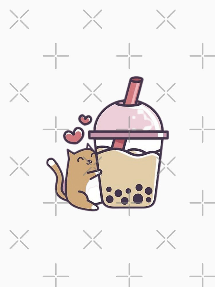cat boba tea bubble tea anime kawaii by AME ⭐⭐⭐⭐⭐ T-Shirts, Hoodie, Sweatshirt | BlankRebels.com (Image 2)